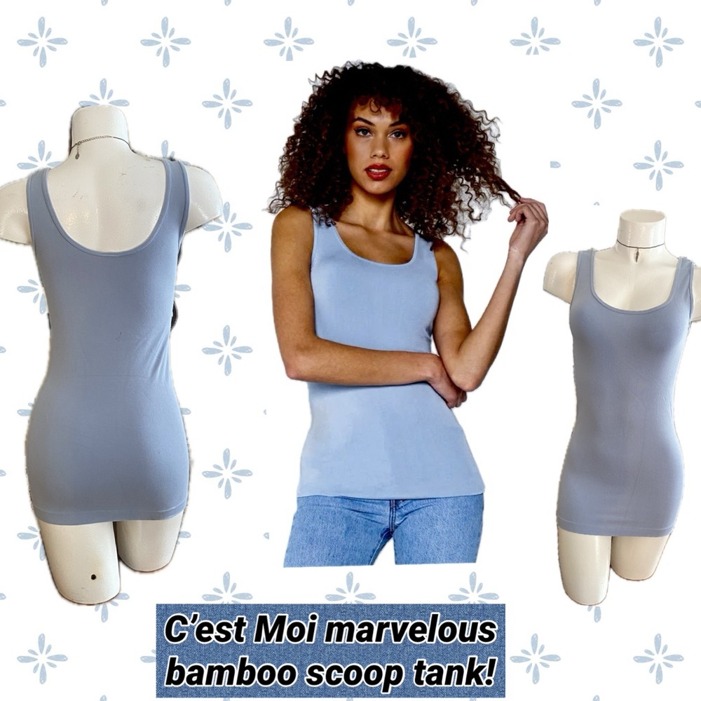 C'est Moi marvelous bamboo scoop tank!